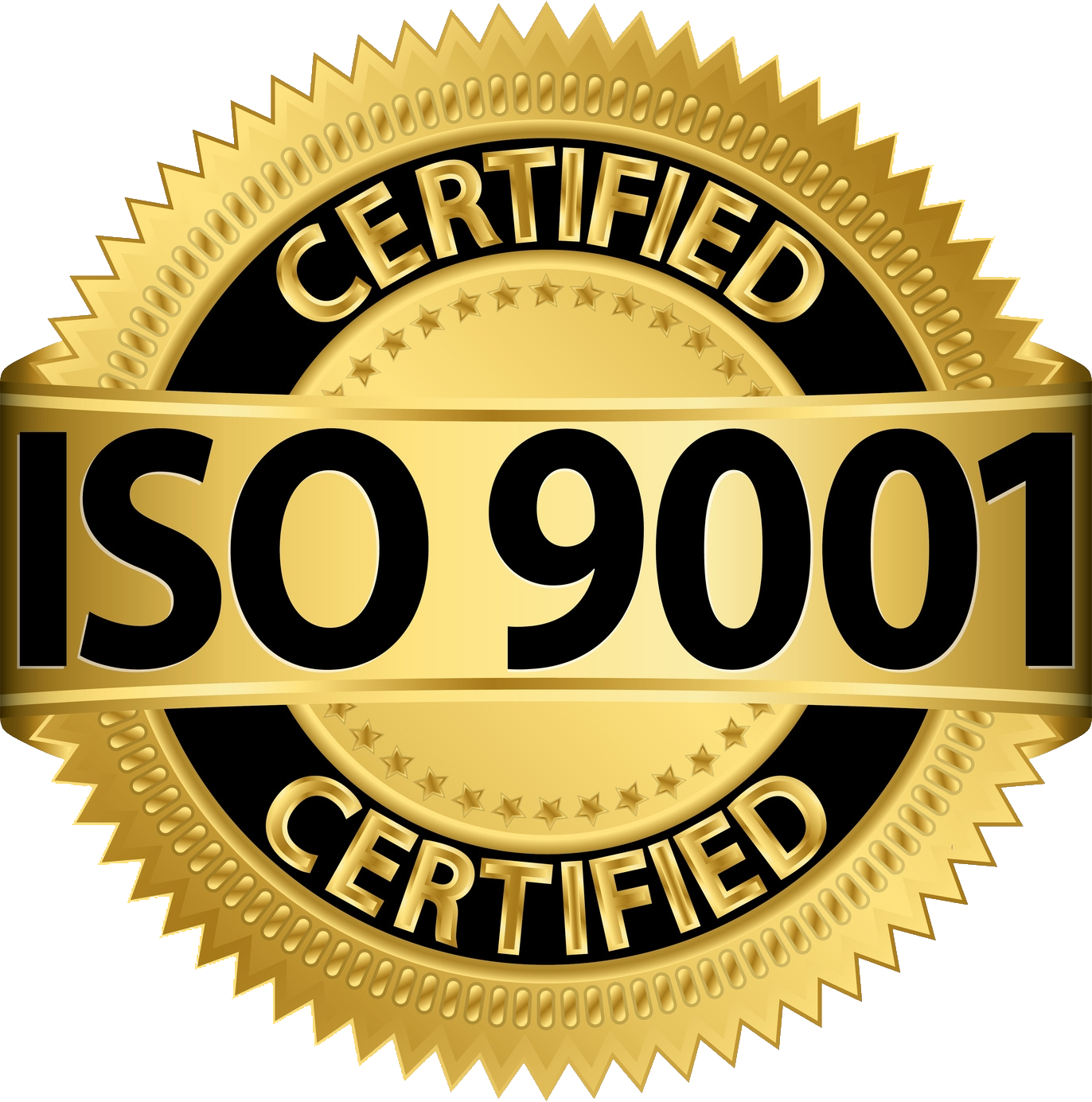 We Are Certified With ISO 9001